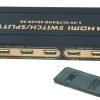 Selector y Spliter HDMI 2inx4out ULTRA HD 4k hasta 20 mts  SP-HDMI24