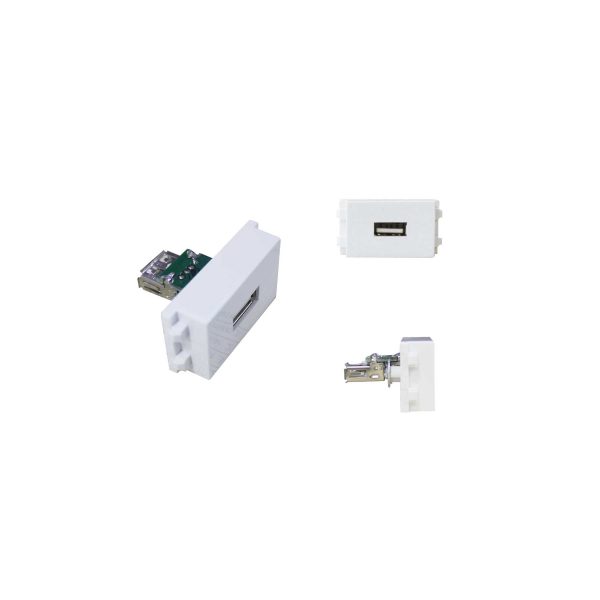 CONECTOR USB FACEPLATE TRANSFERENCIA DE DATOS